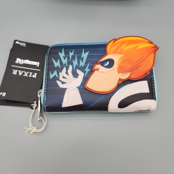 Loungefly Disney Pixar Moments Incredibles Syndrome Mini Backpack with wallet - Picture 6 of 10